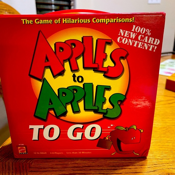 Mattel Games Apples To Apples To Go Game By Mattel Poshmark